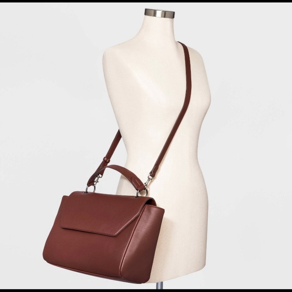 Brown crossbody purse